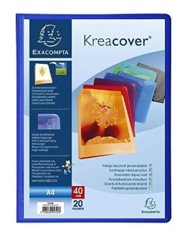 Porte Vues Personalisable Chroma KC A4 120V Bleu